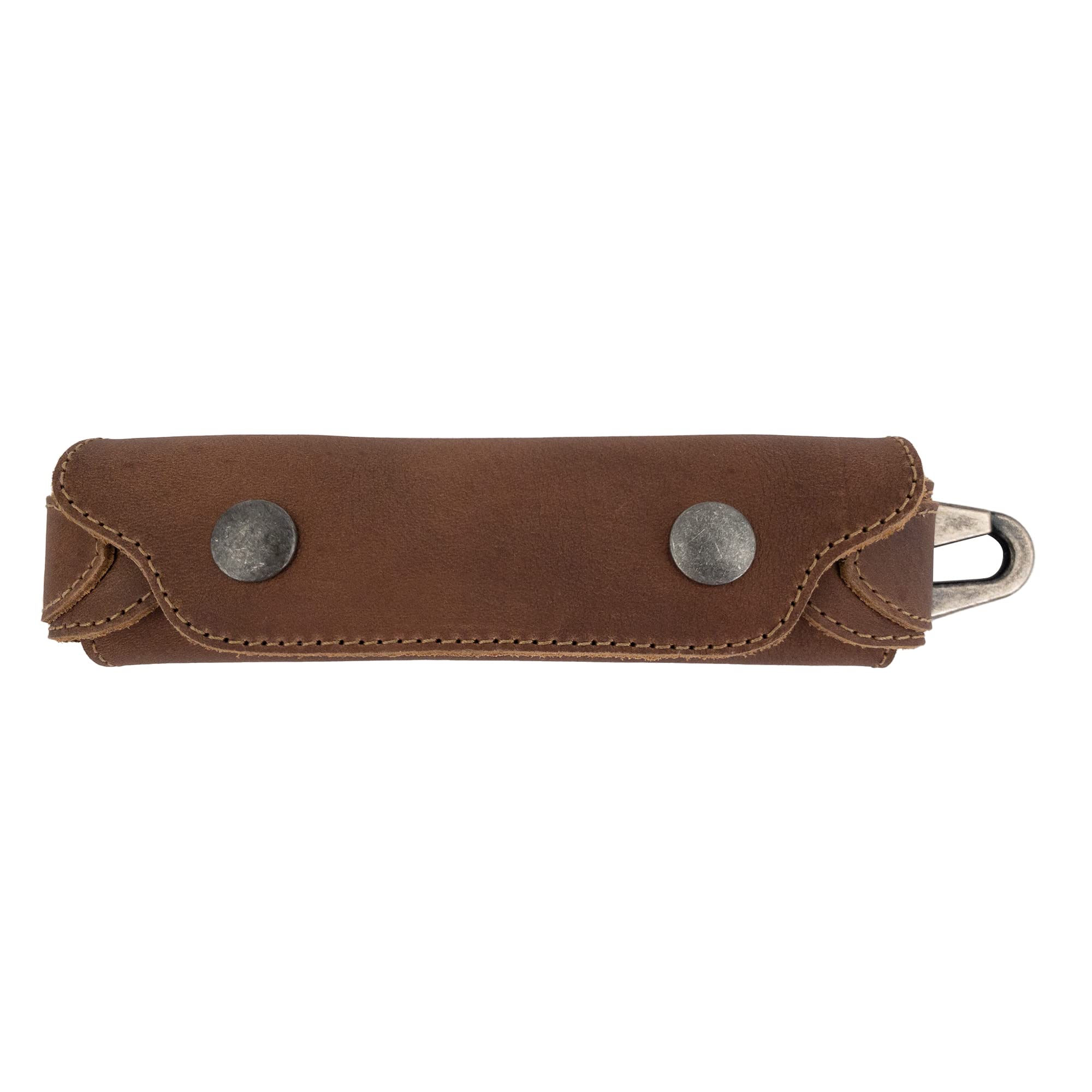 Hide & Drink, Harmonica Case, Vintage Style Protector, Instrument Cover, Musician Accessories, Full Grain Leather, Handmade, Single Malt Mahogany