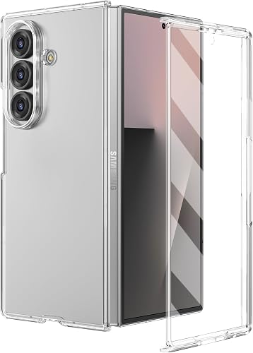 Ruky for Galaxy Z Fold 7 Case Clear, Anti-Yellowing, Transparent
