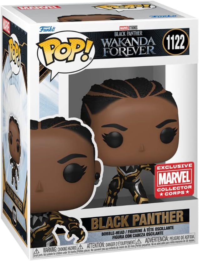 Pop! Funko Wakanda Forever Marvel Collector Corps Exclusive Black Panther #1122 w/ Free Arcylic Case