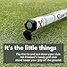 HD Products Golf Chipper and Putter Prop Stands – Hinged Putter Stand Cap Keeps Golf Club Shafts Off Ground – Putter Holder (Oval)