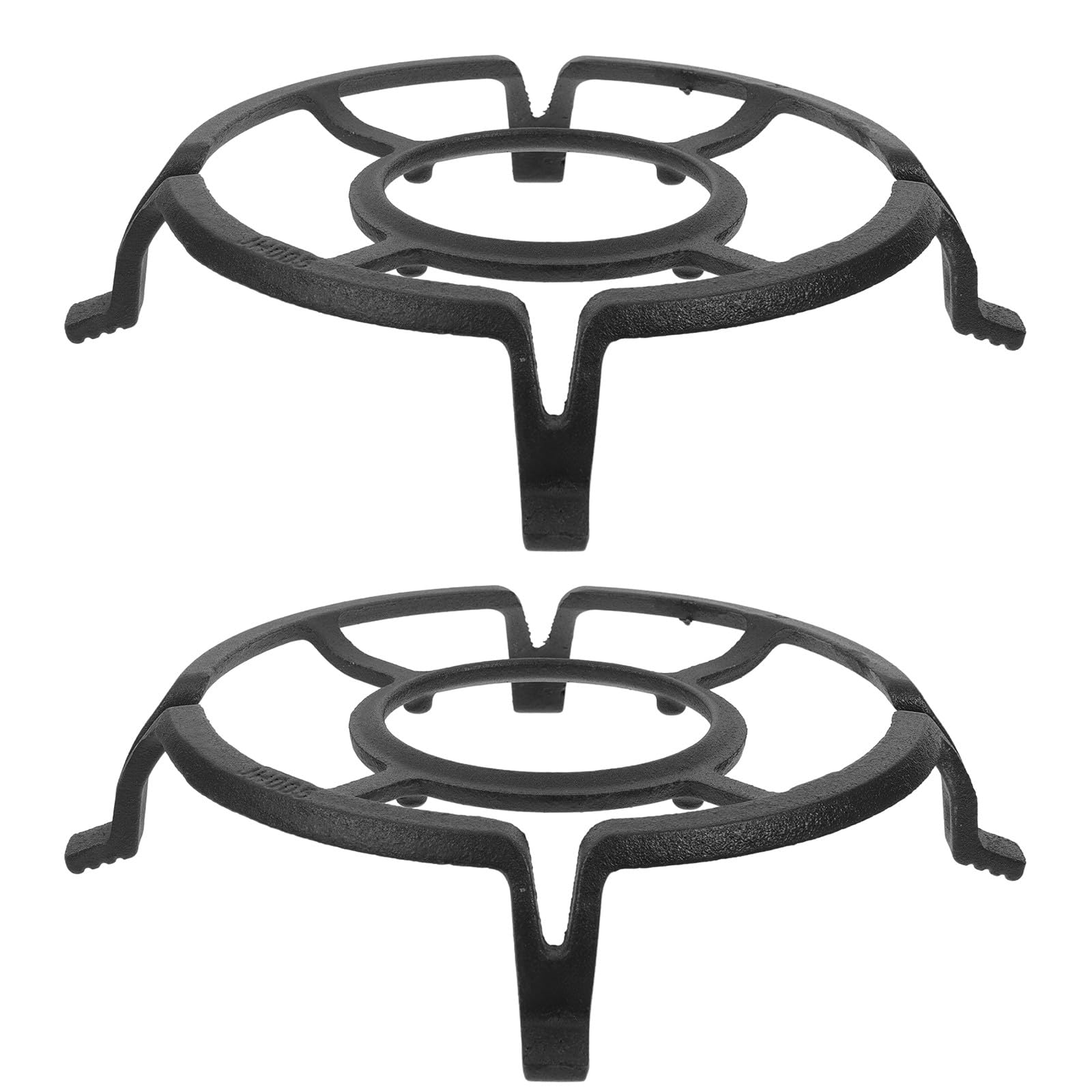 Soporte para wok de hierro fundido de 19.5 cm pack de 2 salvamanteles antideslizantes para estufa