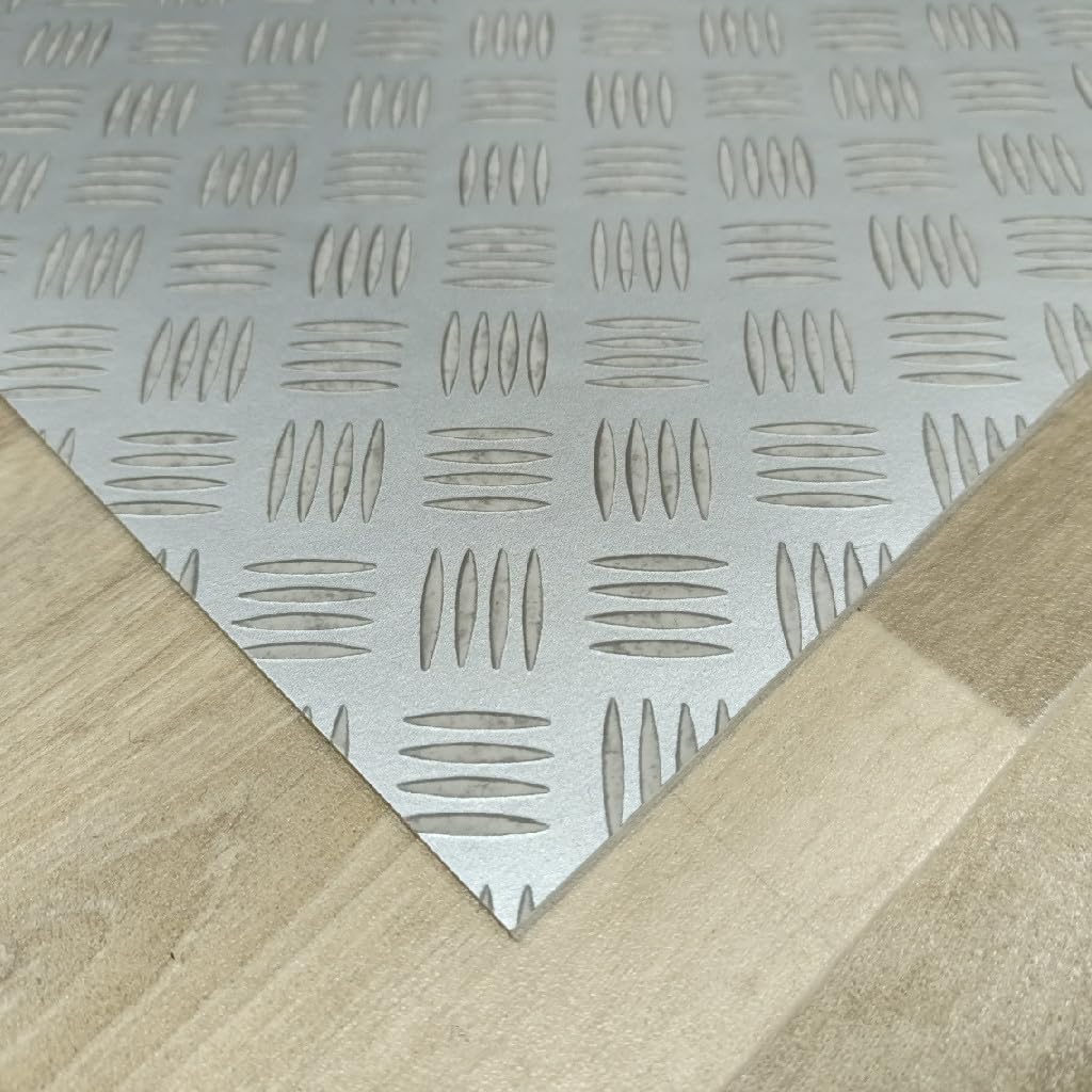 Chapa – Alfombra Vinílica de Diseño Industrial, Fácil de Limpiar para Ambientes Modernos (65x450 cm)