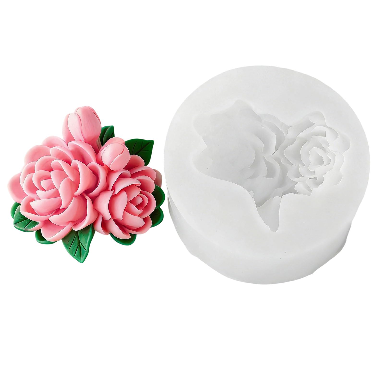Kalttoy Silicone for Crystals Drip Flower Decorations Crafting Home Art Projects with Detailed Designs Soap