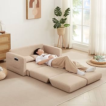 参照用2 ソファーベッド Amazon｜PEFEK ソファーベッド ソファー 2人掛け ローソファー 二人