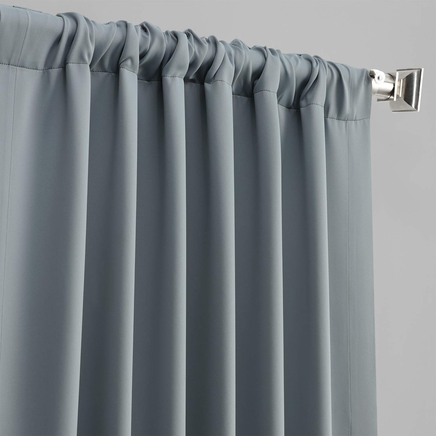 HPD Half Price Drapes Room Darkening Curtains 84 Inches Long for Bedroom & Living Room (1 Panel), 50 X 84, Blue Fir - Image 2