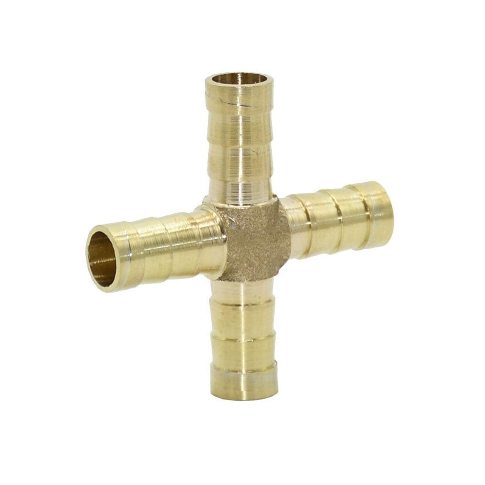 Accessori for il collegamento del tubo flessibile da giardino Raccordo for tubo flessibile in ottone a croce da 10 mm Raccordo for tubo flessibile in rame da 8 mm Adattatore for connettore di accoppia