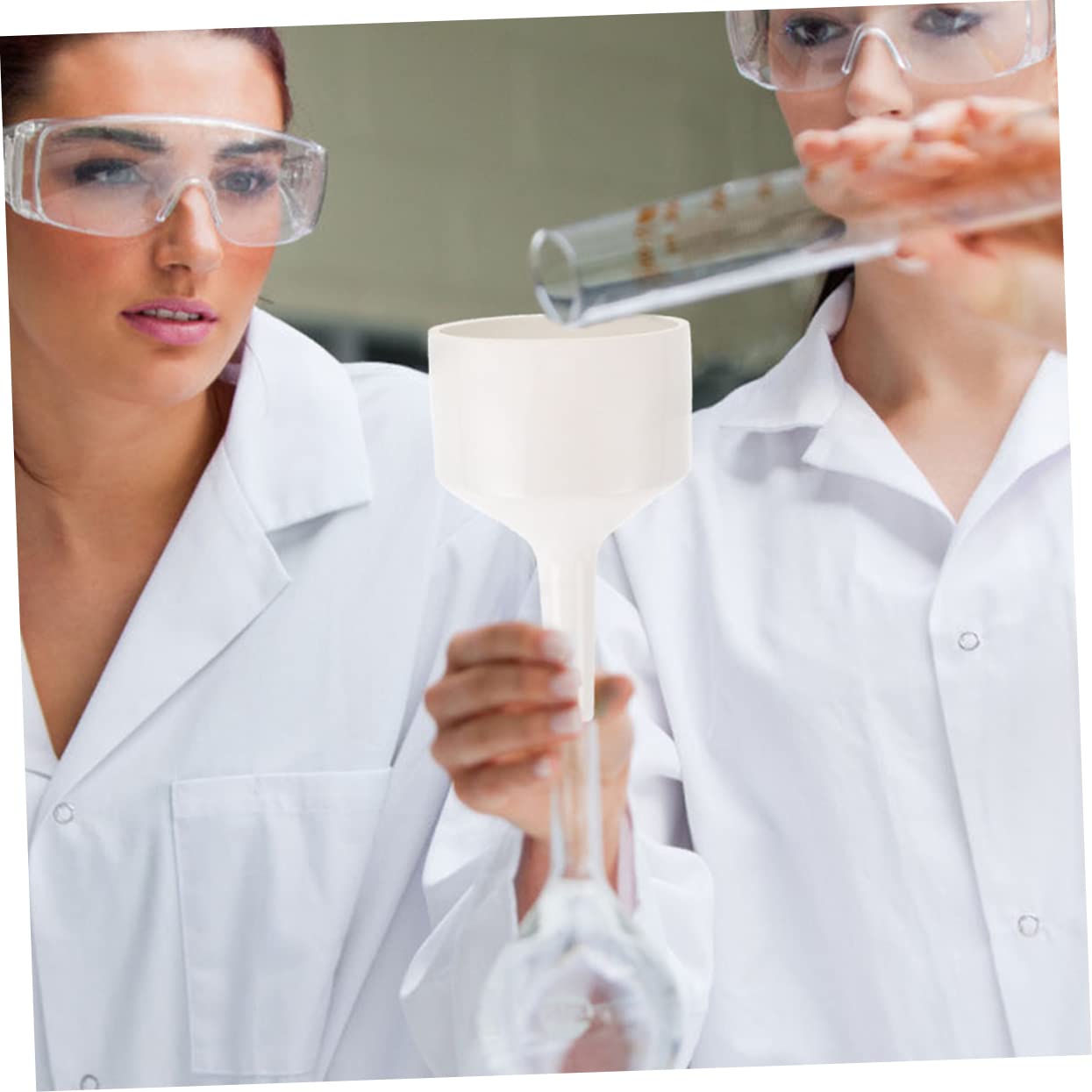 PartyKindom Imbuto Filtrante Ceramica Da Laboratorio Strumento Essenziale Per Esperimenti Scientifici Superficie Liscia e Lavorazione Fina Design Innovativo e Pratico Utile Per Filtrazioni e