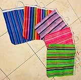 Medium Striped Mesh Bag Market Tote Mexico 18" x 18"000941