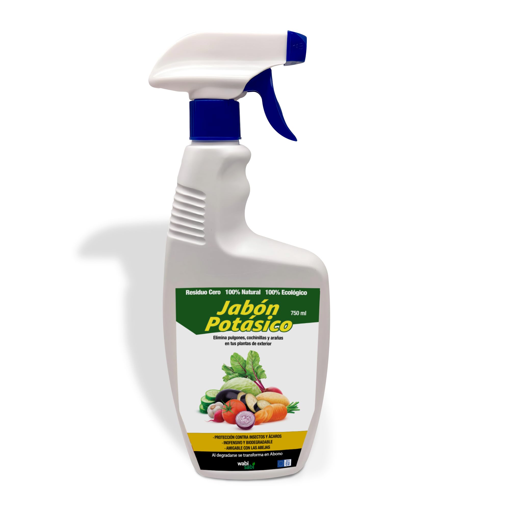 Jabón Potásico - 750ml - Protección Natural y Efectivo contra Insectos, Cochinilla Algodonosa y el Pulgón - 100% Bio - Alta Eficacia Comprobada