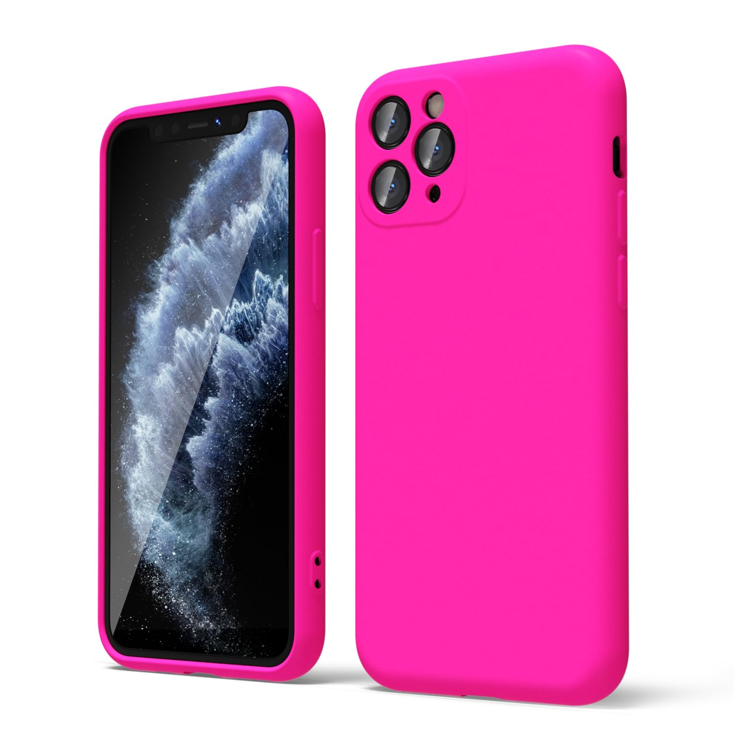 oakxco for iPhone 16 Pro Max Case Liquid Silicone, Soft Rubber Gel Elegant Aesthetic Basic Simple Cover, Cute Thin Slim TPU Matte Solid Color Plain Smooth Case for Women Girl, Light Pink — view 609