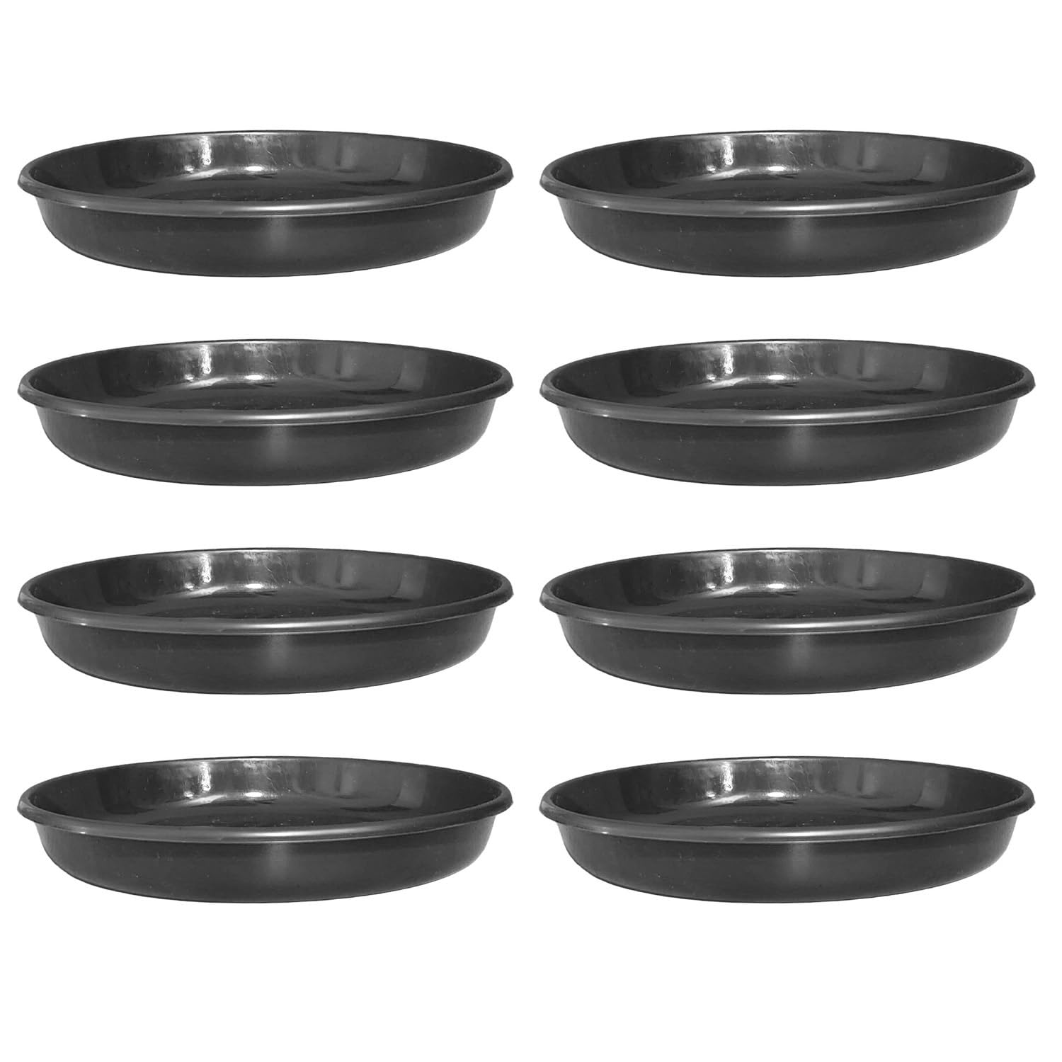 Black Plant Saucers - Pack of 12 -13