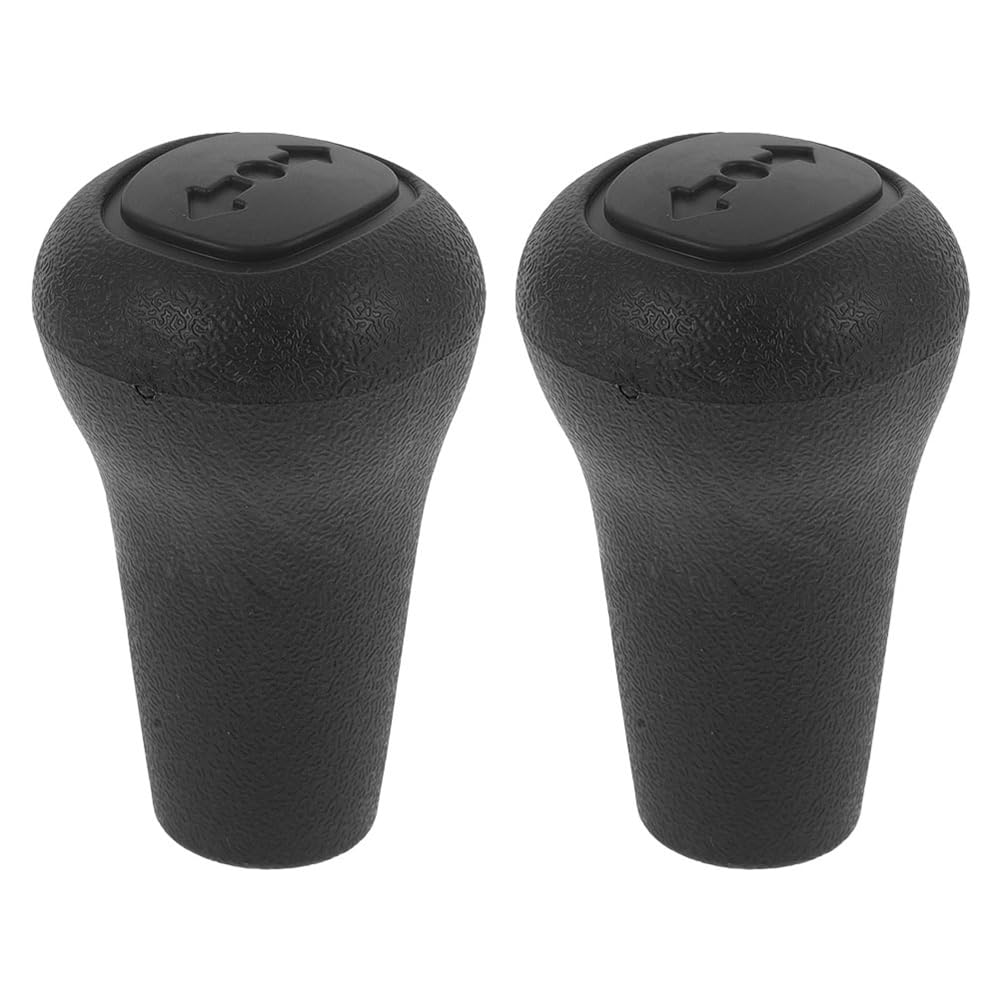 Jnchdghwa Black Professional Forklift Handle Knob Replacement 2 Pieces Plastic Lever Knob Forklift Part Replaceable