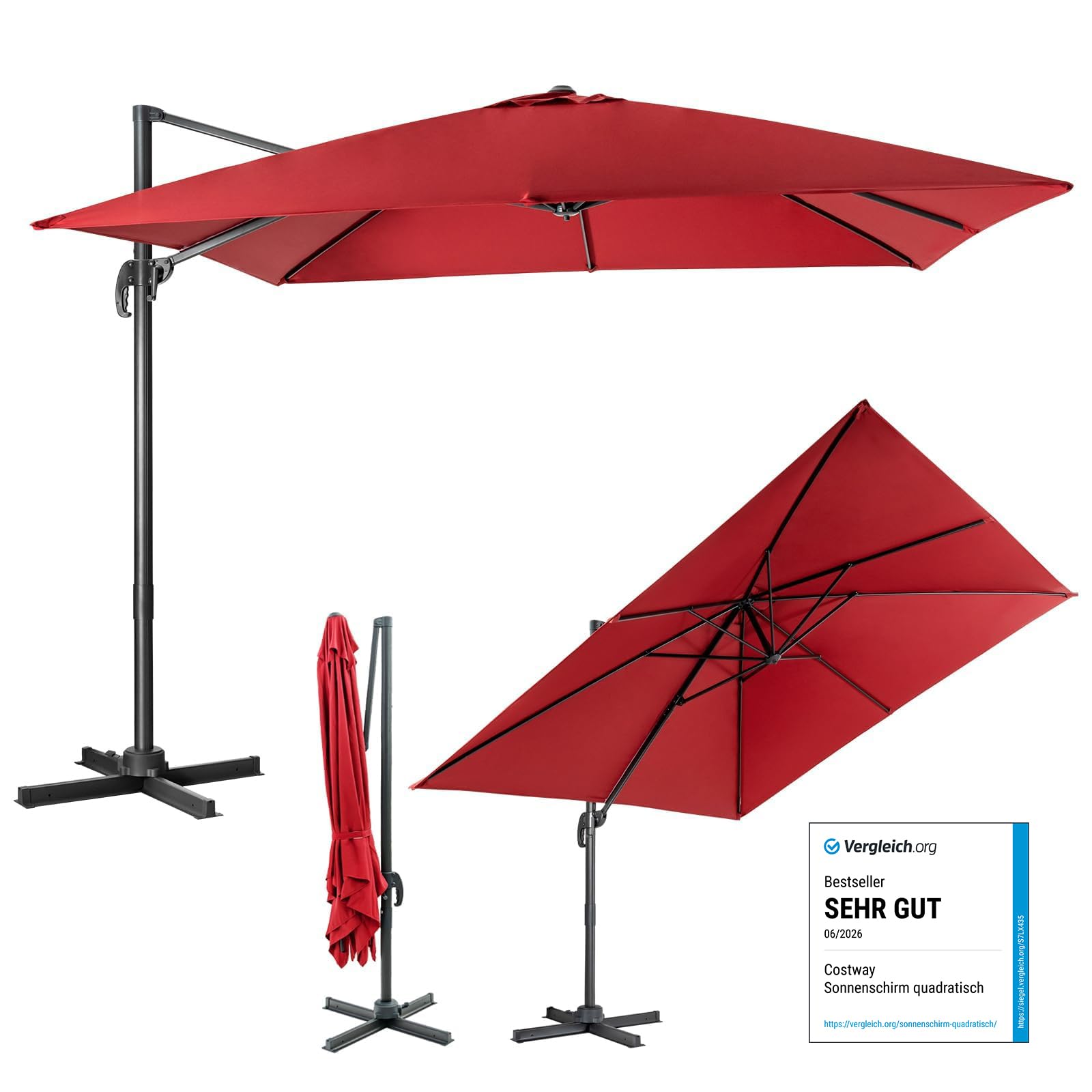 COSTWAY Ampelschirm