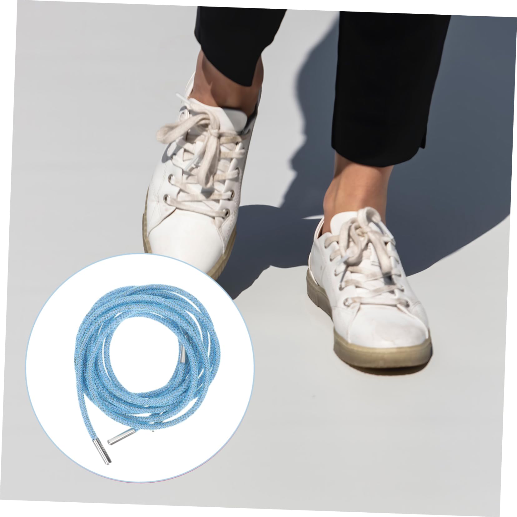 2pares Cuerda De Zapato De Cristales De Brillo Para Calzado Decoración Elegante Para Zapatillas y Calzado Casual De Para