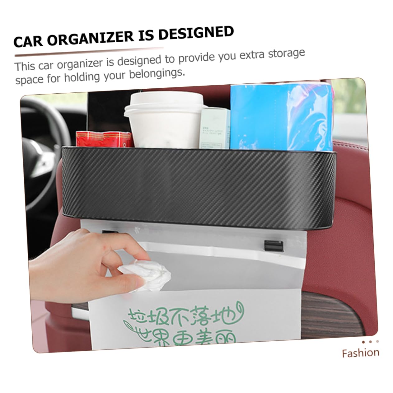 Hemobllo 2piezas Caja De Almacenamiento Para Coche Organizador Para Asiento Trasero De Coche Organizador Colgante Caja De Pañuelos Viajes