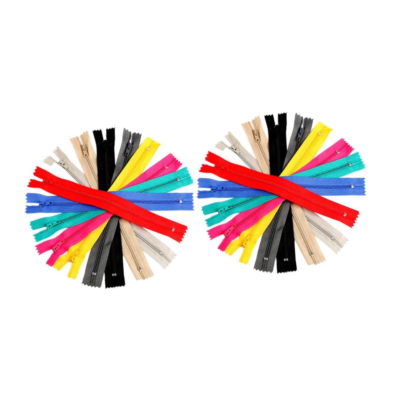 Ciieeo 100pezzi Cerniere Nylon Colorate Per Cucito Facili Da Usare e Resistenti Accessori Pratici Per Progetti Diy