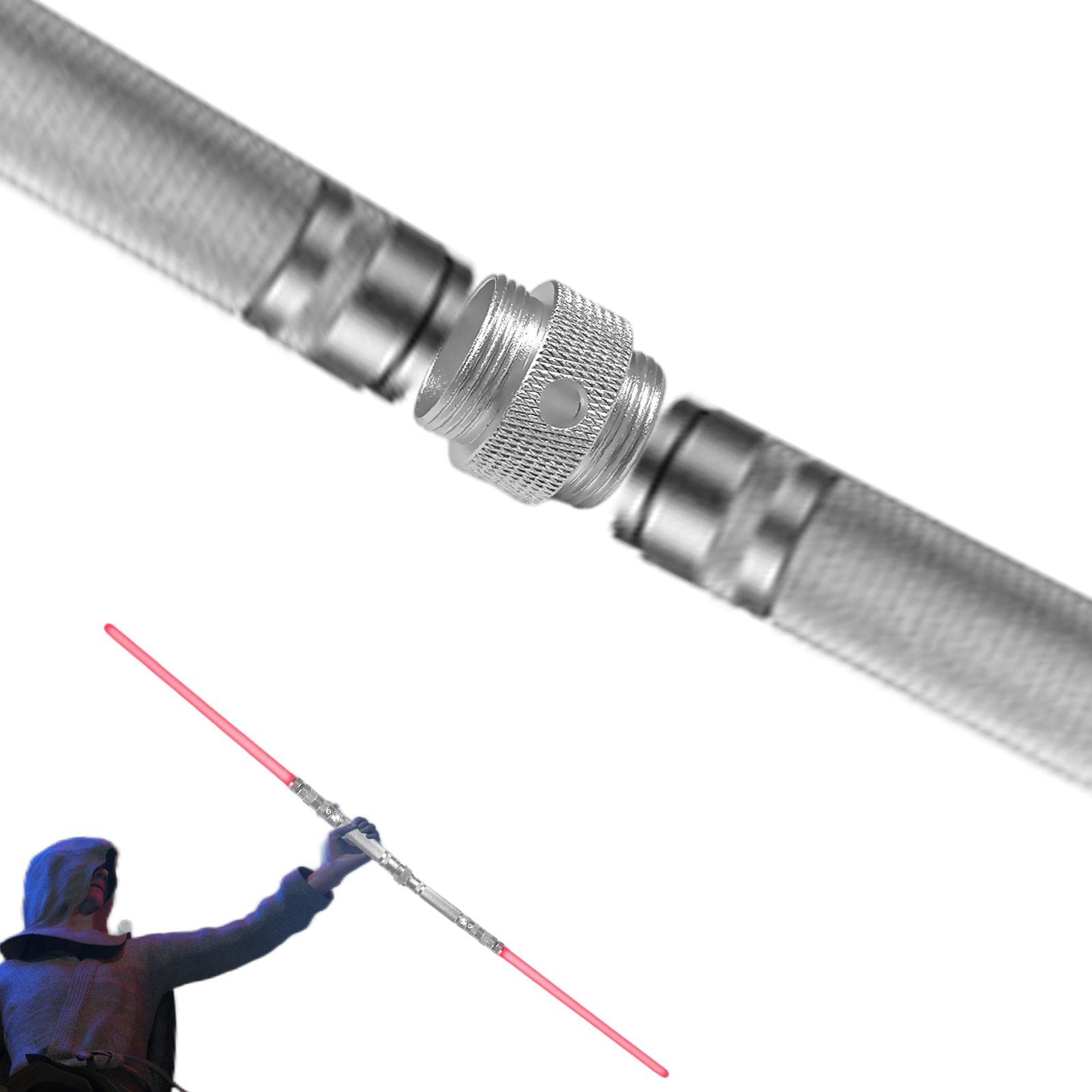 Yusheng 7 Colors Dueling Light Sabers | with Metal Hilt & Sound - Rechargeable Cosplay, for Kids & Adults Set
