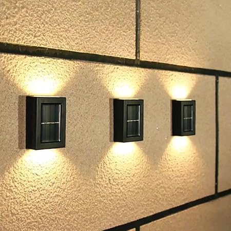 SOLARISEARTH Solar Wall Light (Pack of 4)
