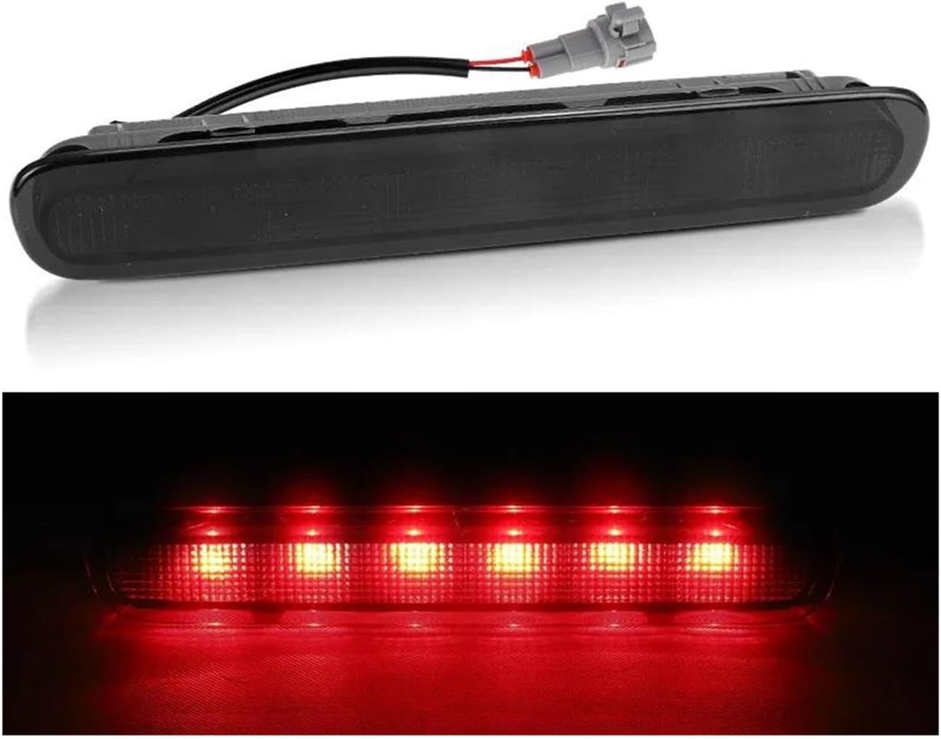 Rear Tail Light Assembly for Toyota for Hilux for Vigo 2008 2007 2005-2014 81570-0K080 Car Light High Mounted Rear Tailgate Stop Turn Lamp (1pc Clear Shell)