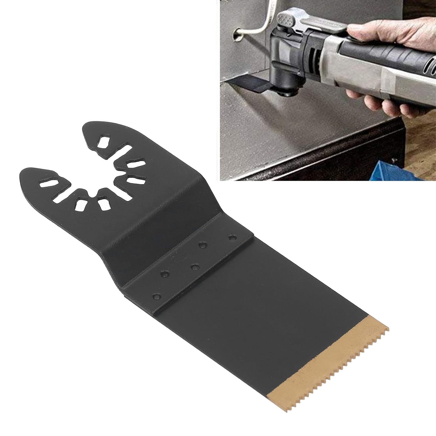 10PCS Oscillating Tool Bit, High Carbon Steel Quick Release Saw Bit, Wear Resistant Multitool Saw Bit, Saw Bit Kit for Workshop Household