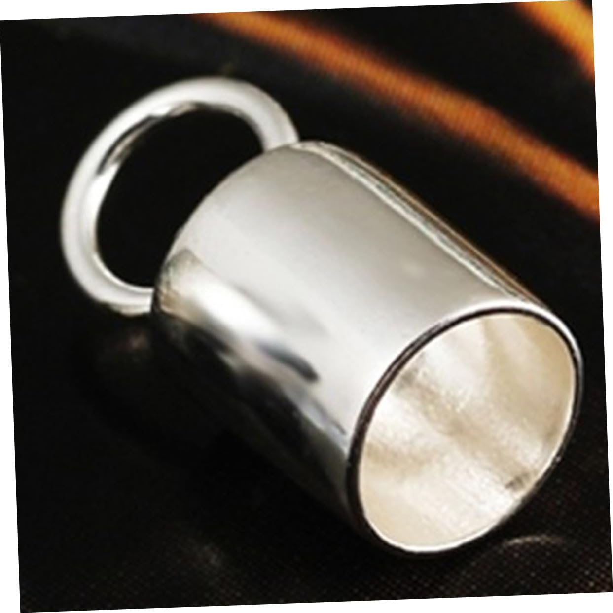 Hohopeti Selbstgemacht Schmuckverbinder und Kabelenden Feine Verarbeitung Endkappen 10 Stück aus 925 Silber für Halsketten und Armbänder für Besondere Geschenke