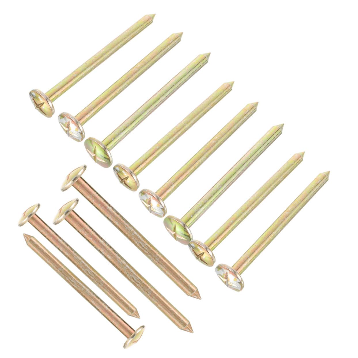 Unidades Clavos Metálicos para Marcación De Y Medición Exteriores Acero Inoxidable Resistente para Profesional Jardinería Y Construcción 12 Piezas X 4