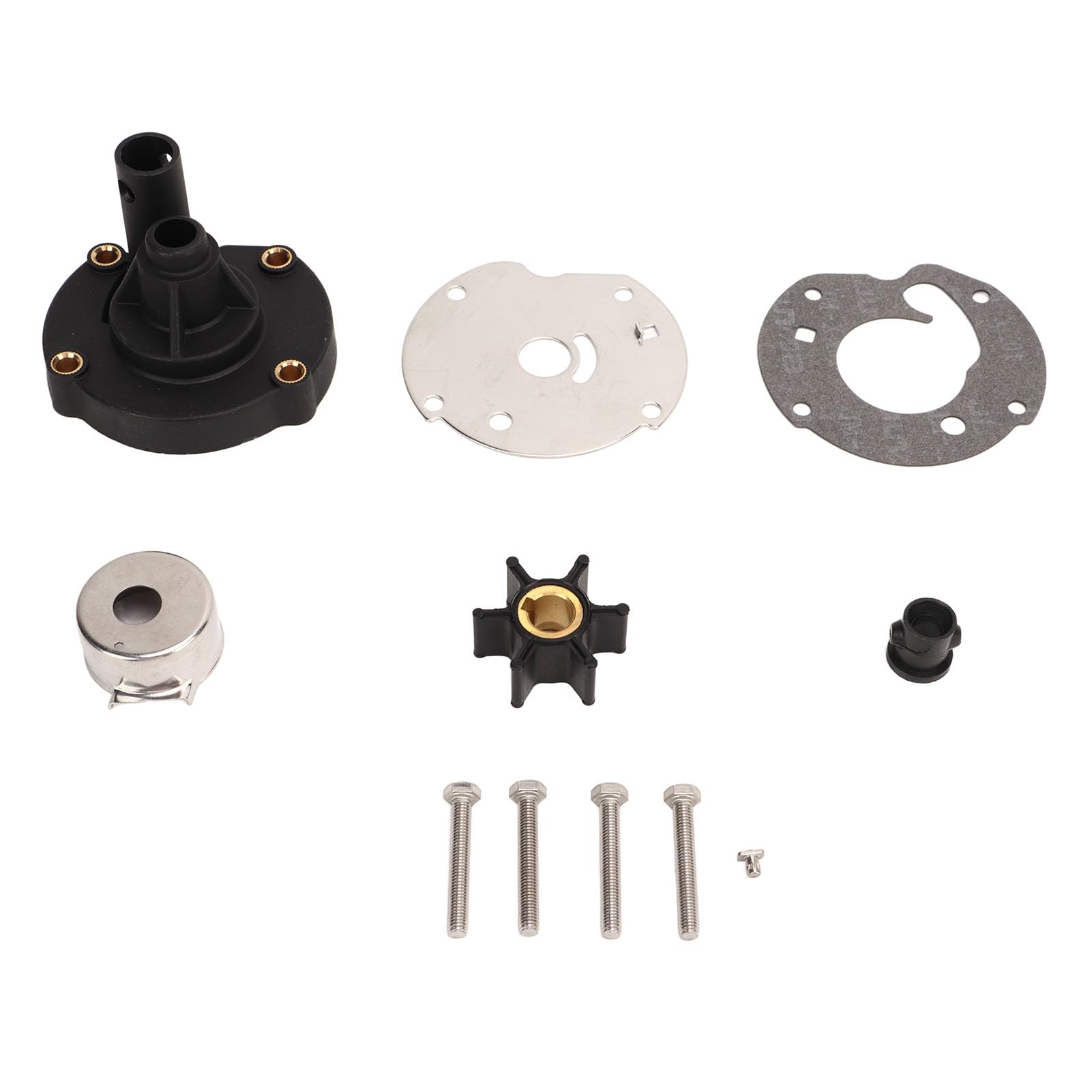 Kit Girante Pompa Acqua Kit di Riparazione Durevole per Motore Fuoribordo 5,5-7, Facile da Installare per gli Appassionati di