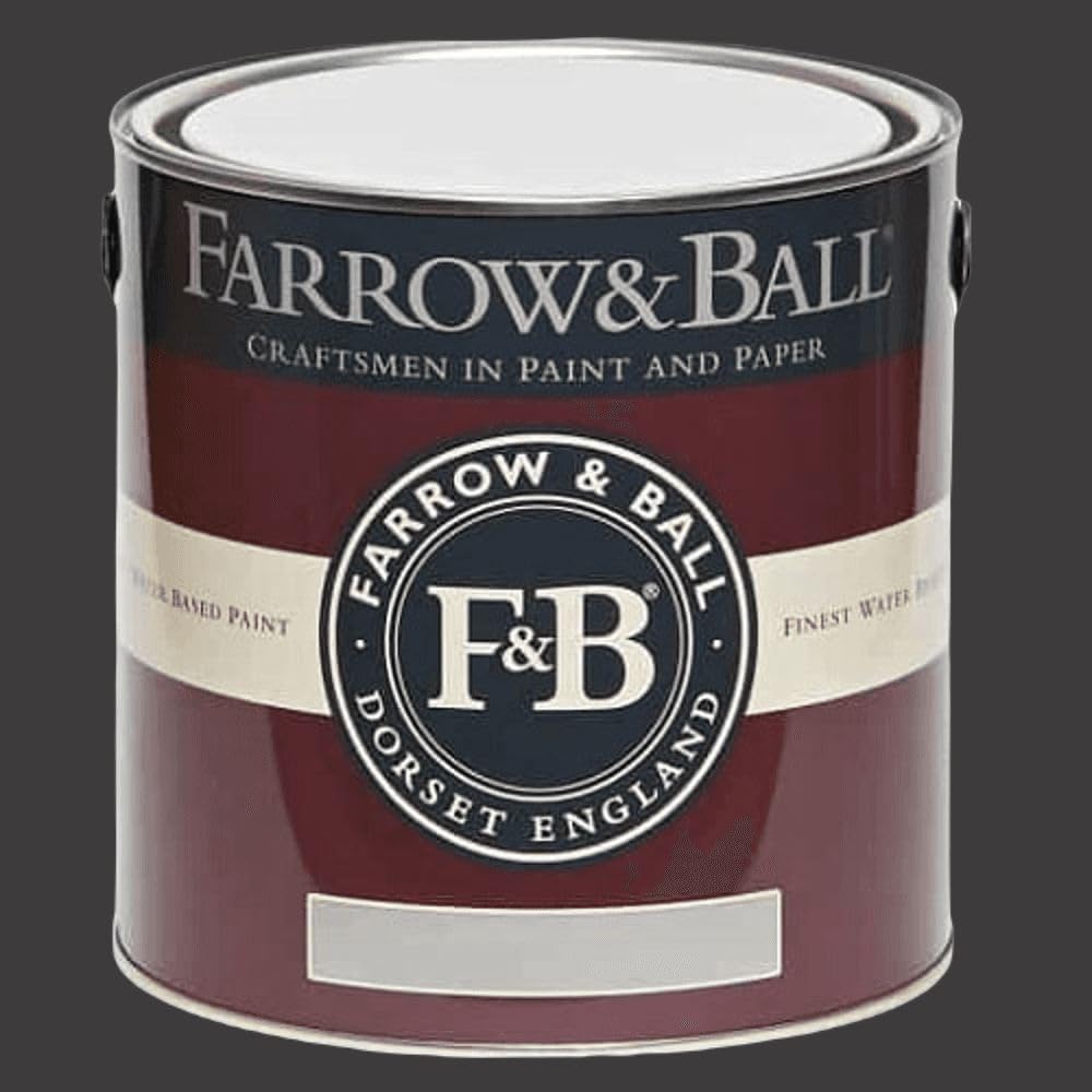 Paint Stop Mixed Colour Farrow & Ball Exterior Eggshell 256 Pitch Black 2.5L