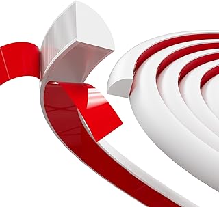 Flexible Baseboard Molding Trim, 158 Inch Peel and Stick Waterproof PVC Wall Trim, Self-Adhesive Flexible Cove Base, Easy to Cut & Install Baseboard for Floor & Wall Edges, White