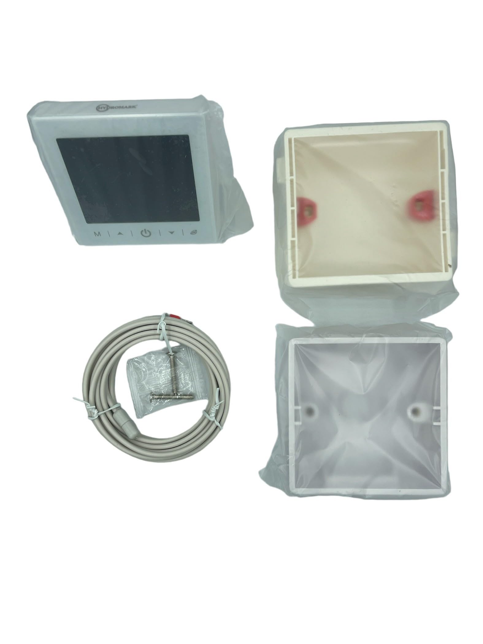 Cronotermostato WiFi HM per Caldaia e Riscaldamento – Controllo da Smartphone, Alexa Google, Programmazione Smart, Installazione 502 Incasso o Parete, Display LCD, Risparmio Energetico