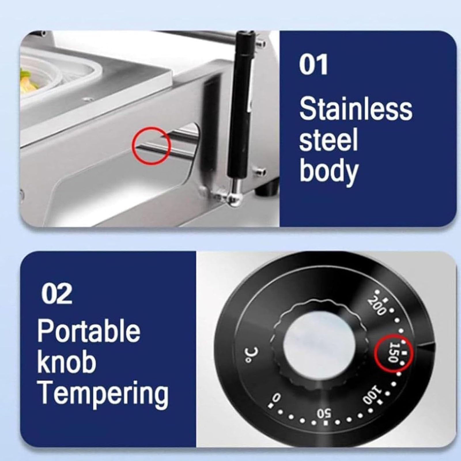Máquina Termoselladora Comercial para Bandejas De Carne, Máquina Semiautomática para Envasar Comida para Llevar, Selladora Manual De Cajas De Comida para Llevar.