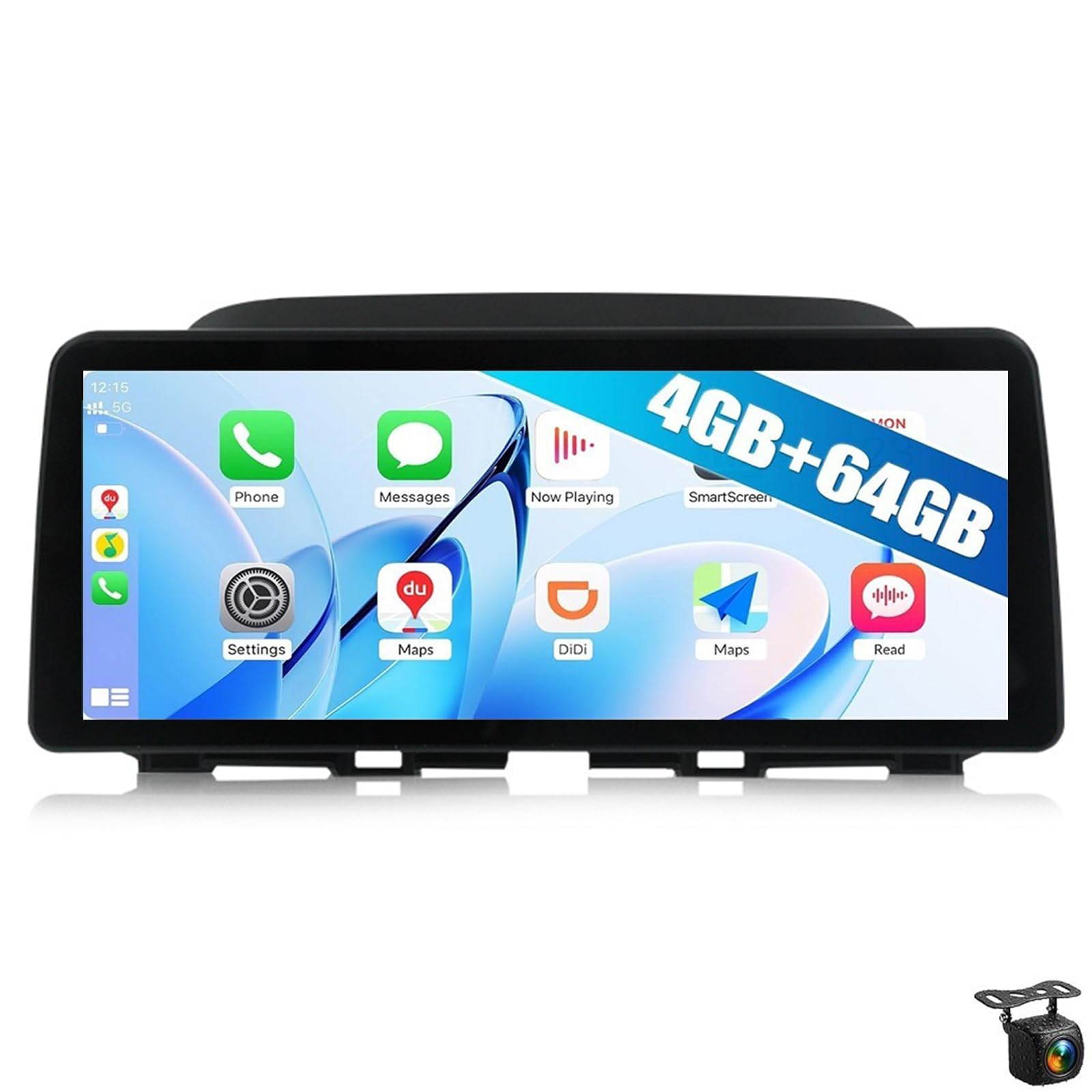LiteGauge for Mazda CX-5 CX5 2014 2015 2016 Car Radio Stereo 12.3INCH Wireless CarPlay Android Auto Touchscreen Nultimedia Player Bluetooth WiFi GPS Navigation SWC(Size:8CORE 4+64G,Color:A)