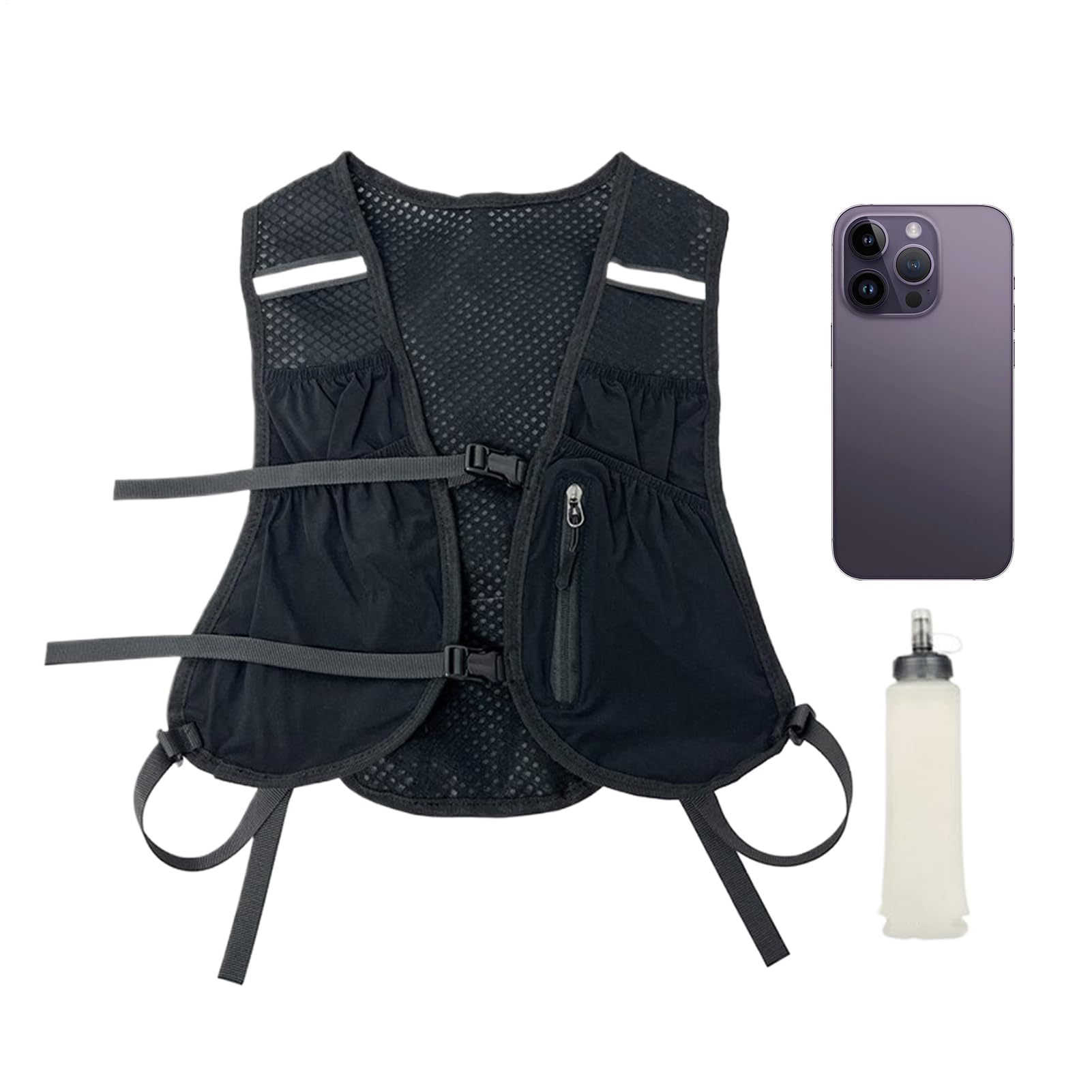 Kamizelka Biegowa Dla M? ?czyzn - Plecak z B?on? Wodn? do Joggingu | Plecako-Kamizelki Do Aktywno?ci Zewn?trz Sport Turystyka Bieganie Trekking Rower Fitness