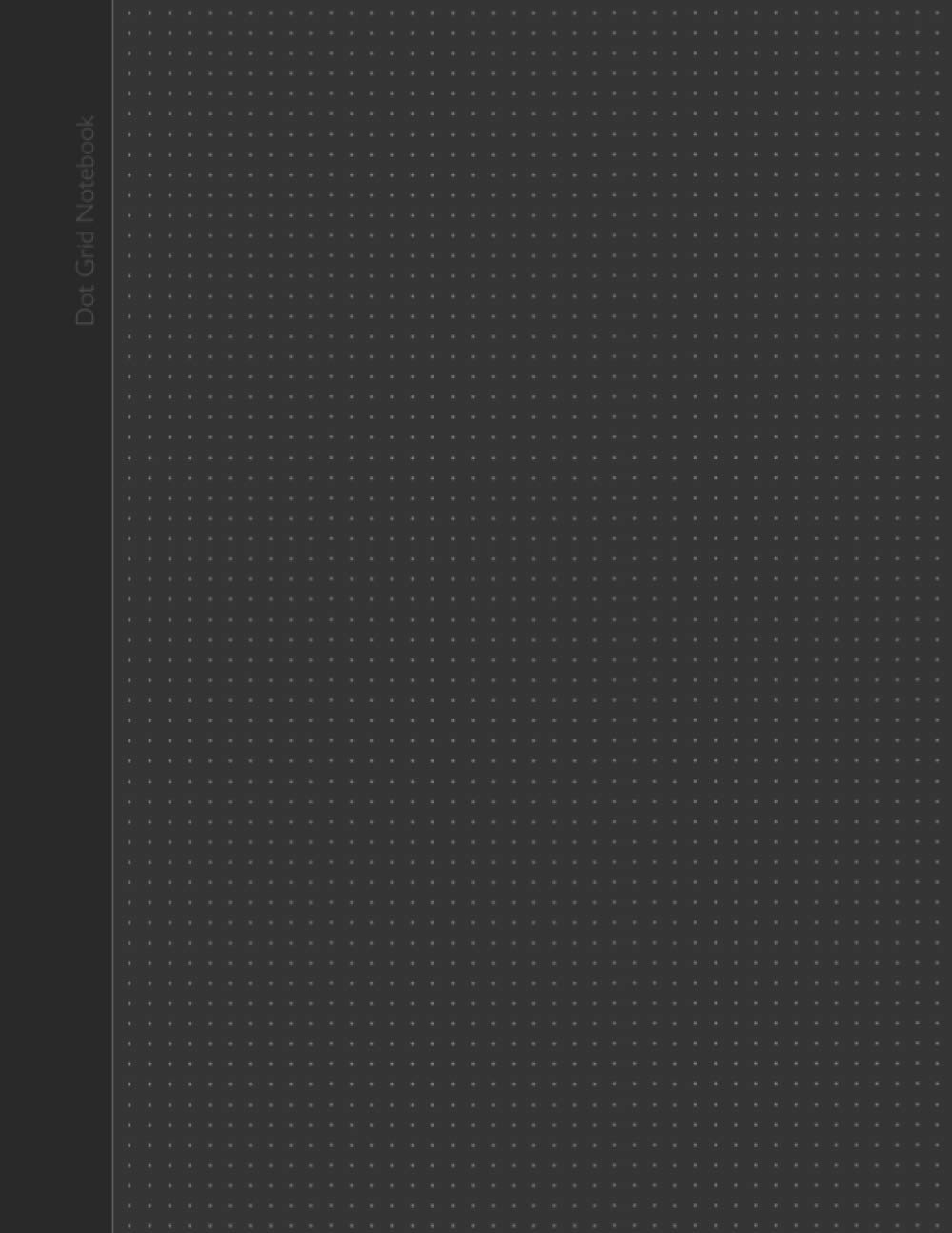 Dot Grid Notebook: A no-frills dot grid journal with 100 dotted and numbered pages in an X-large SOFTBACK notebook; Bullet Gray from our Plain Shades range (Dot Grid Notebooks)