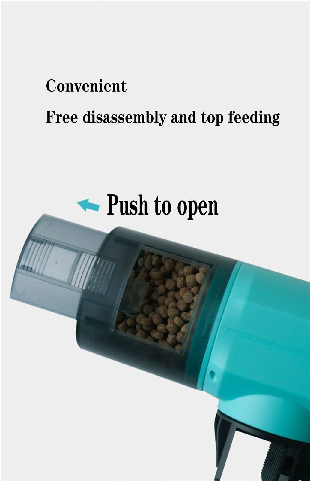Futterautomat Aquarium Tartaruga Pesce Rosso Piccolo Acquario Temporizzazione Intelligente Serbatoio for Pesci Temporizzazione Dispositivo di Alimentazione Automatica Piccolo Pesce Rosso