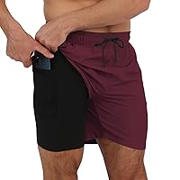 Arcweg Costume da Bagno da Uomo con Boxer Slip Foderato Pantaloncini da Bagno Fodera
