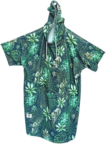 Miniatura 9 de Poncho de surf de microfibra de algodón, traje de neopreno para cambiar, bata de baño con capucha y bolsillo