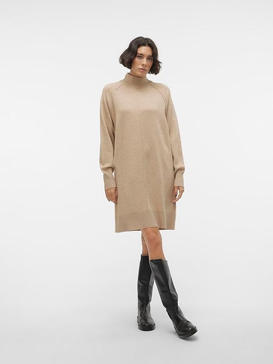 Vero Moda Mujer Vestidos Vero Moda Petite VMBECCA O NECK SHORT DRESS - Vestido De Cóctel - Black Vero Moda Dresses Online