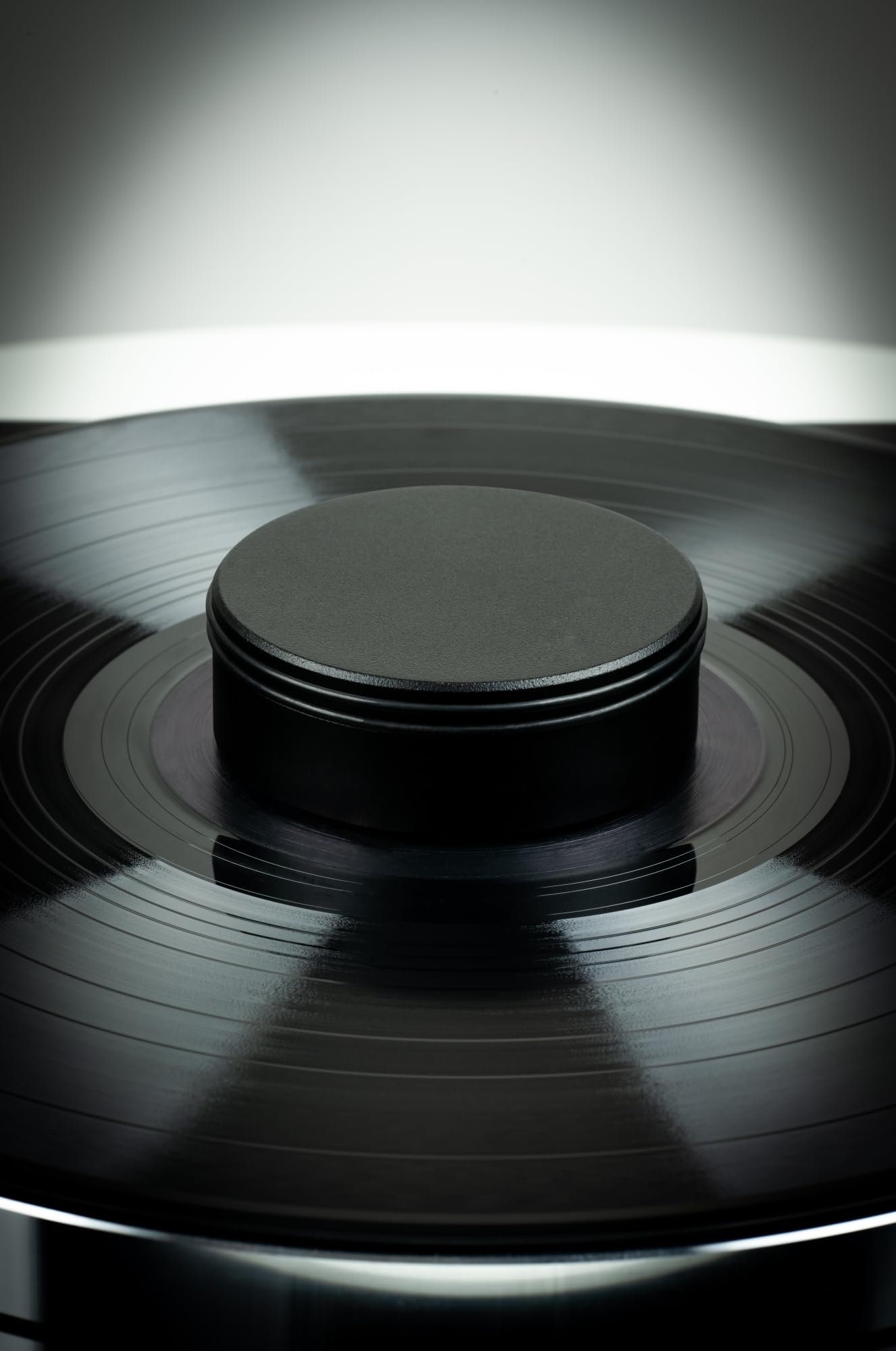 Pro-Ject Record Puck DS, peso della piastra pesante in acciaio inox per ridurre le risonanze indesiderate, 915 g (nero)