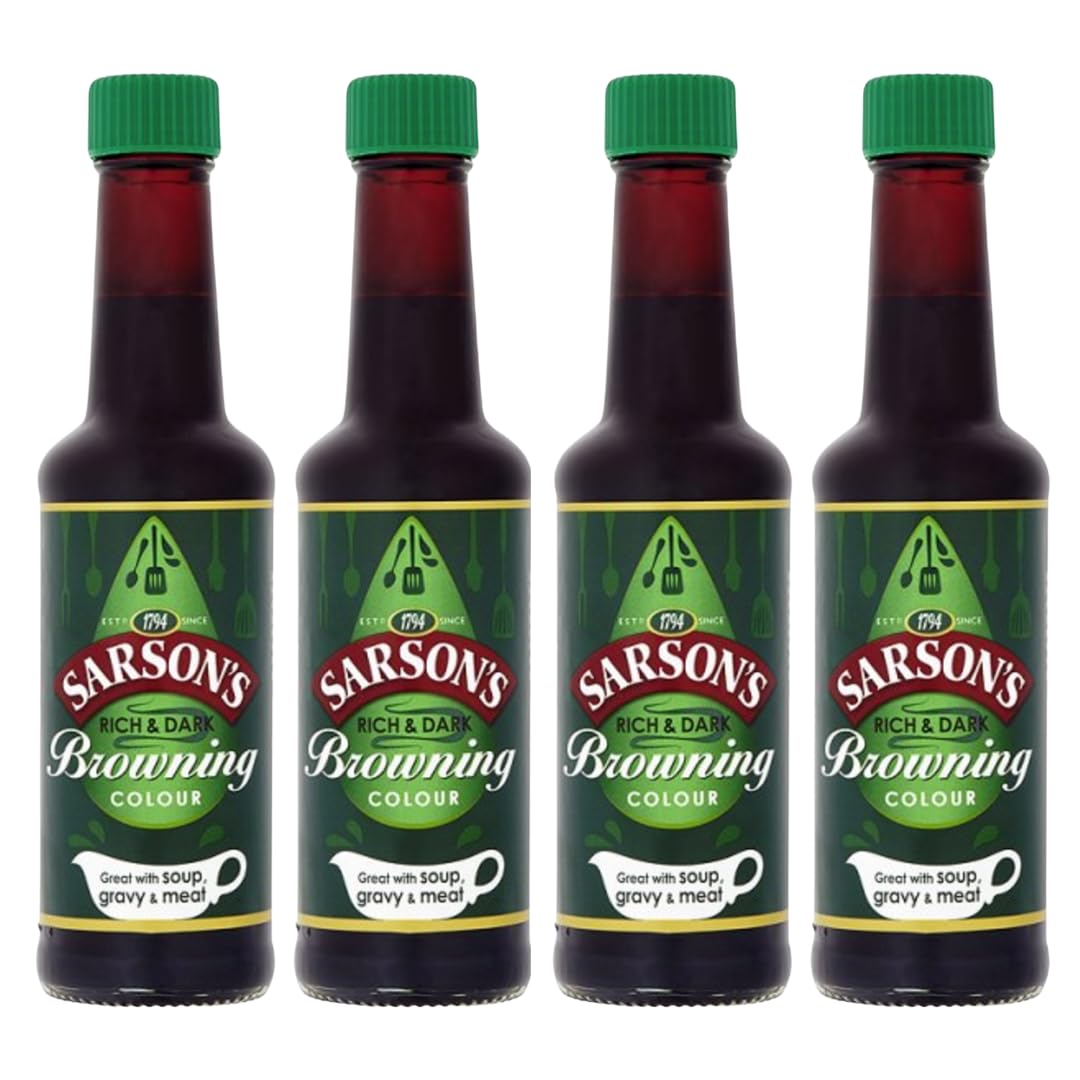 Gravy Browning Bundle with Sarson's Premium Liquid Browning 150ml (4 Pack)