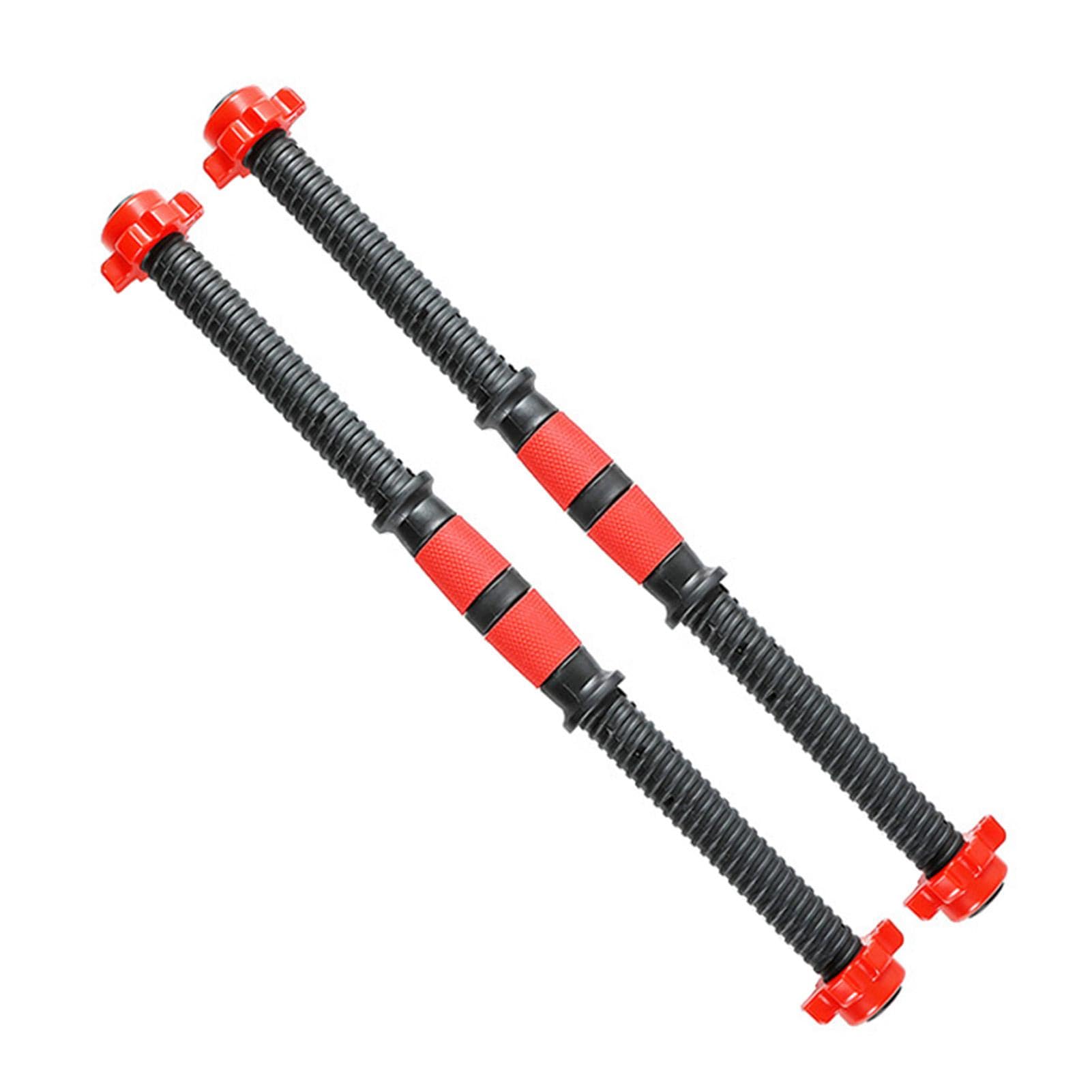 Dumbbell Only | Loadable Dumbbell Handle - Barbell Pair Of Regular Dumbbell Handles, Adjustable Dumbbell Handle Bar 1-inch Diameter Compatible For Cast Iron Dumbbell