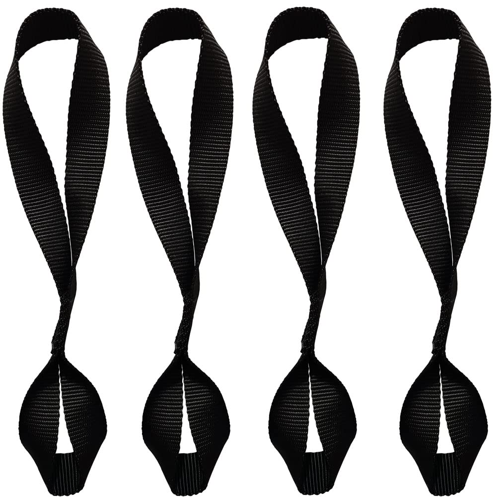 Soft Loop Tie Down Straps,Heavy Duty,for Motorcycle Handlebar,Trucks,Cargo