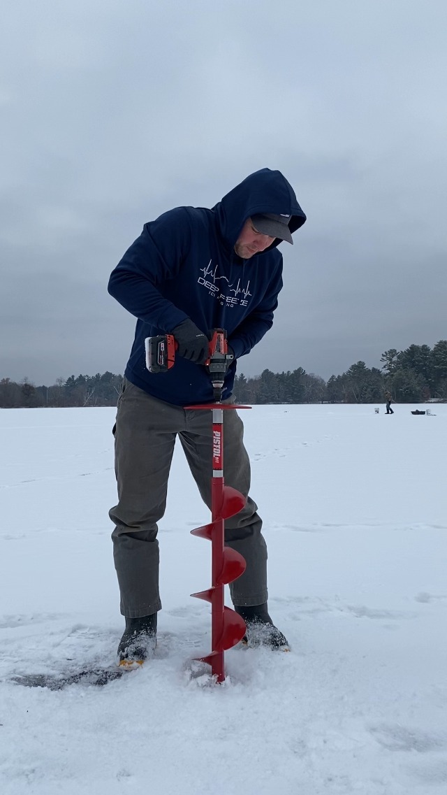 Drill Auger For Planting Deep Freeze EZ Ice Auger Adapter Quick