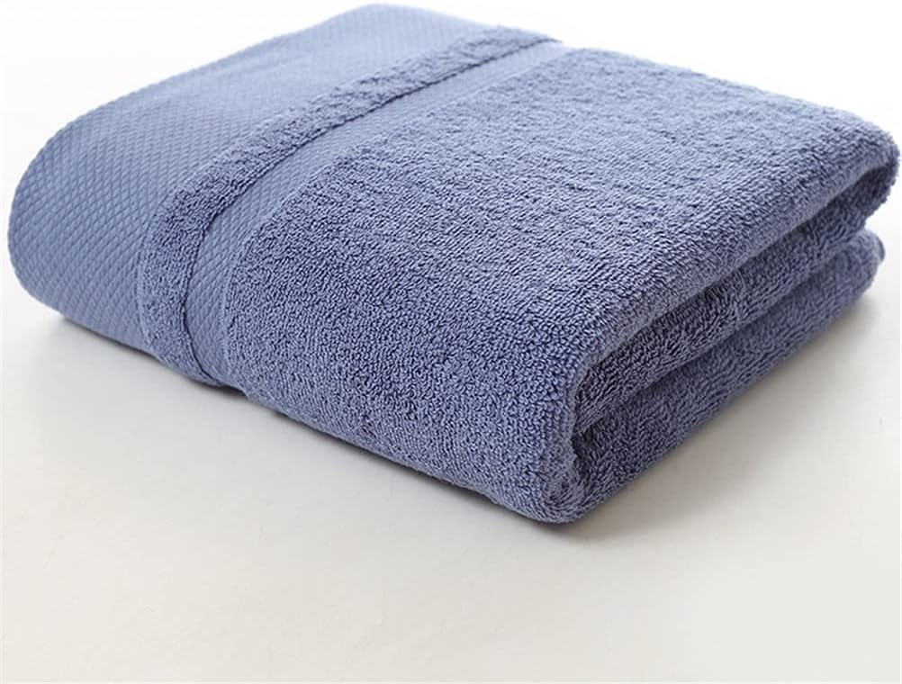 Cotton Large Thick Bath Towel Solid Color Bathroom Face Shower Towels Geometric Home Hotel for Adults Kids