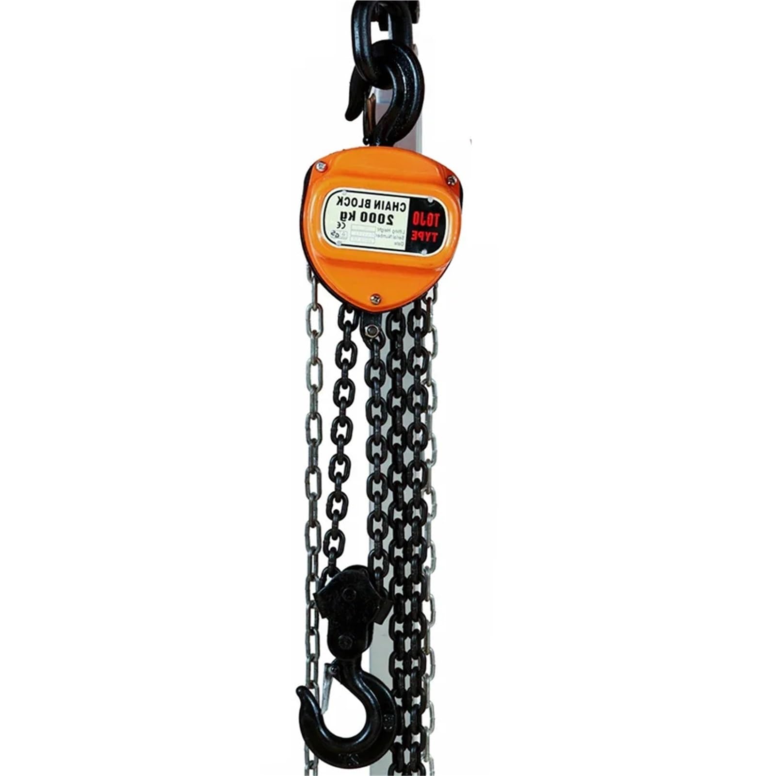 flaschenzug Dreieckiger Kettenzug, 1 Tonne, manuell, umgekehrte Kette, kleiner Kran, 3/6 Meter Hub, tragbarer manueller Hebelblock-Hebevorgang Elektrischer Hebezeug-Stützarm(1t 3M)