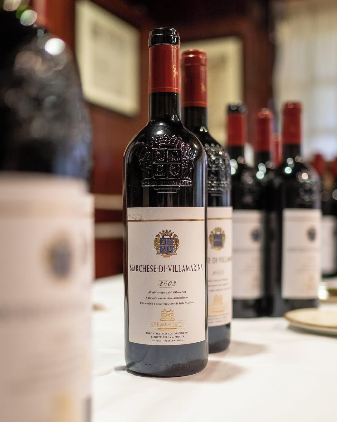 Sella & Mosca Marchese di Villamarina - Vino Rosso Pregiato – 100% Uve Cabernet Sauvignon - 750 ml