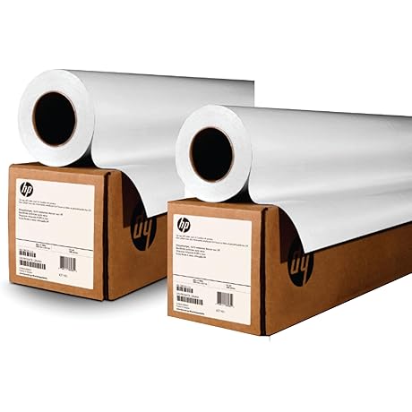 HP Wide Format Bright White Inkjet Paper Roll 24"