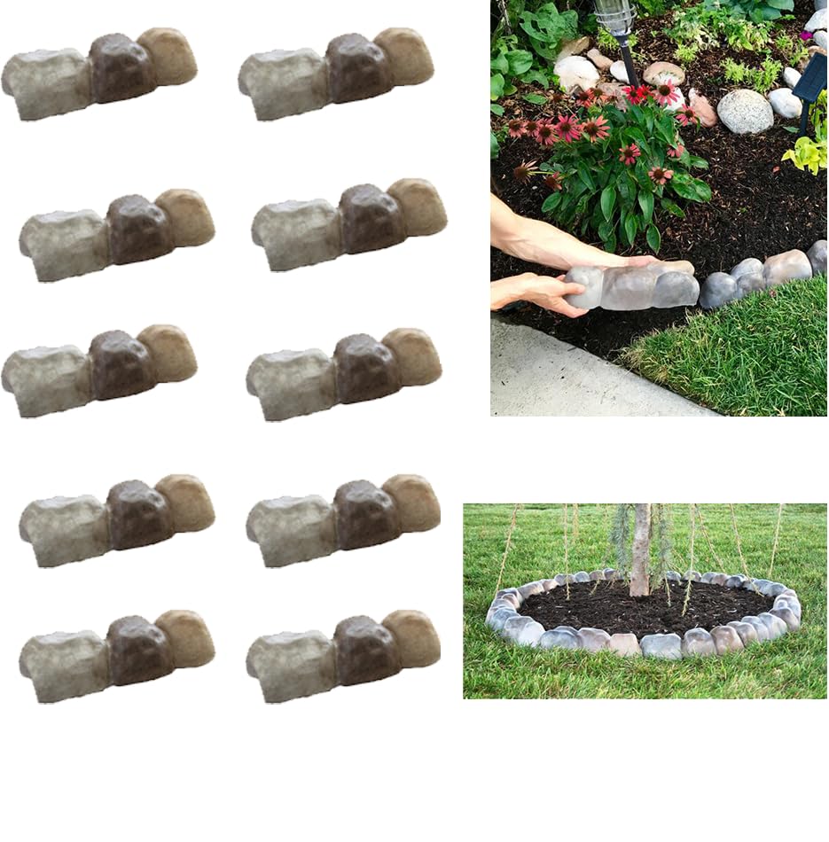 Making Rock Tree Rings Stone Tree Rings Edgings Rings Home Depot DekoRRa Faux Stone Tree