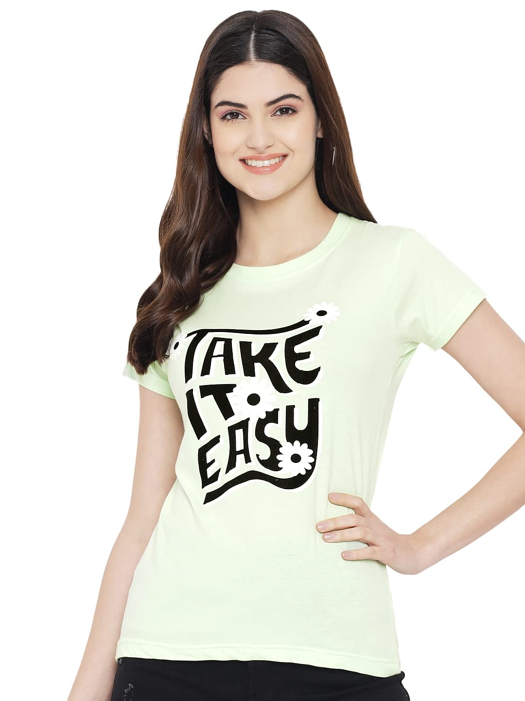 Preneum Lot de 3 t-shirts décontractés à manches courtes en coton pour femme || Tendances et style