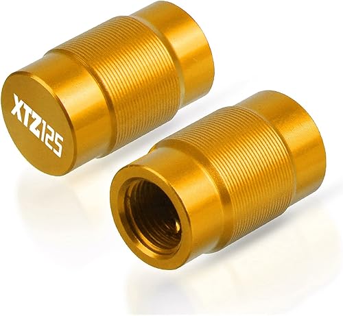 HELLOPAY Cubierta de aluminio para válvula de rueda de motocicleta, cubierta hermética adecuada para Yamaha XTZ125 XT 250 X XTZ 125 2005-2011 2012